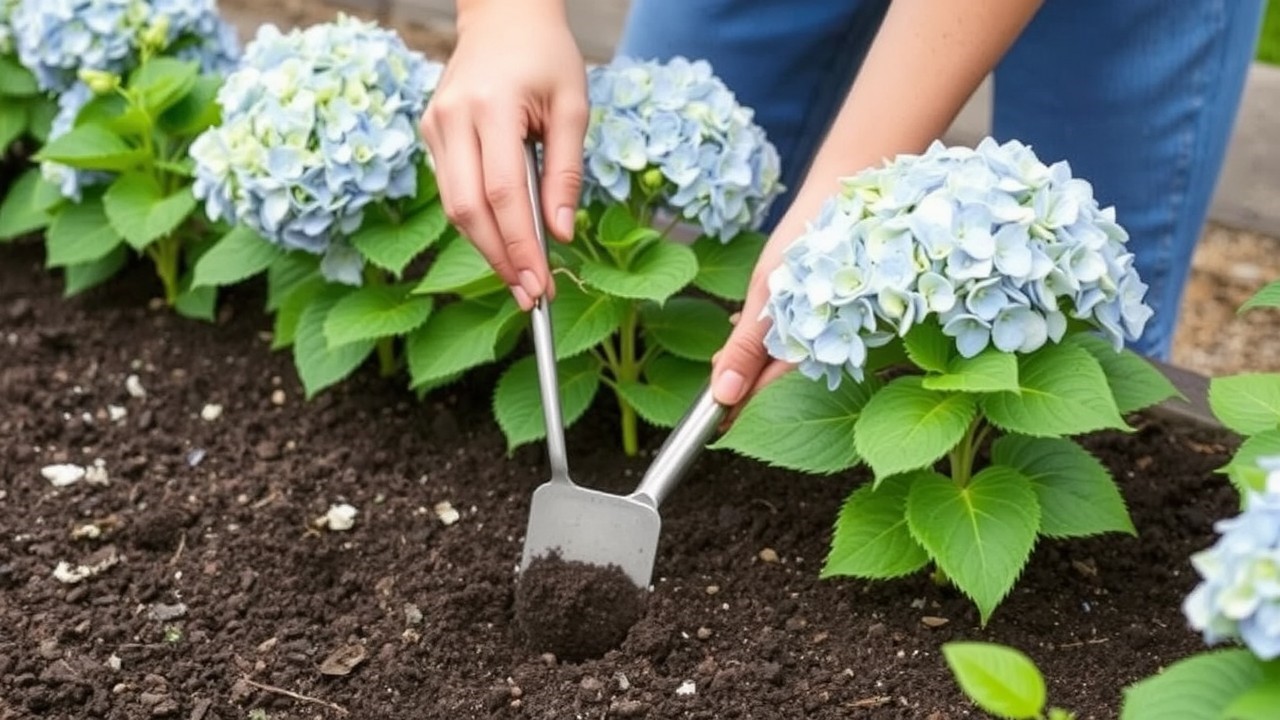 jak przygotować podłoże pod hortensje